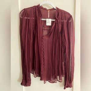 NEW Free People sheer top